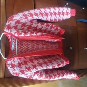 Zara pink multi cardigan